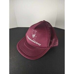 U of I Crimson and Gray Snapback Mesh Trucker Hat Cap